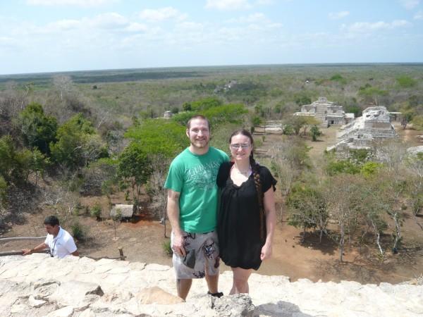 My sister and me at the top.