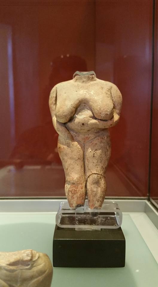 A Neolithic 'fat lady' figurine from the Maltese temples, National Museum of Archaeology, Valletta