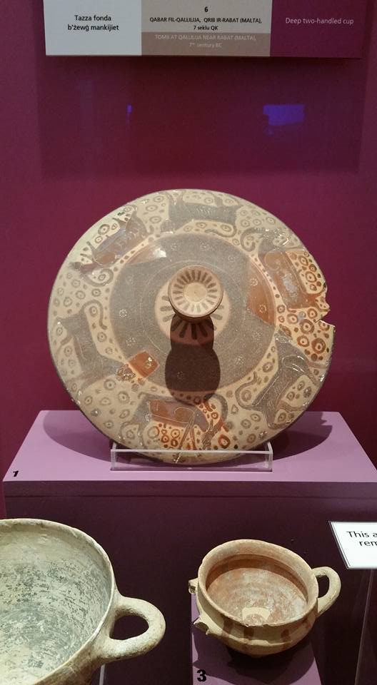Pottery recovered from Malta's Neolithic temples, National Museum of Archaeology, Valletta