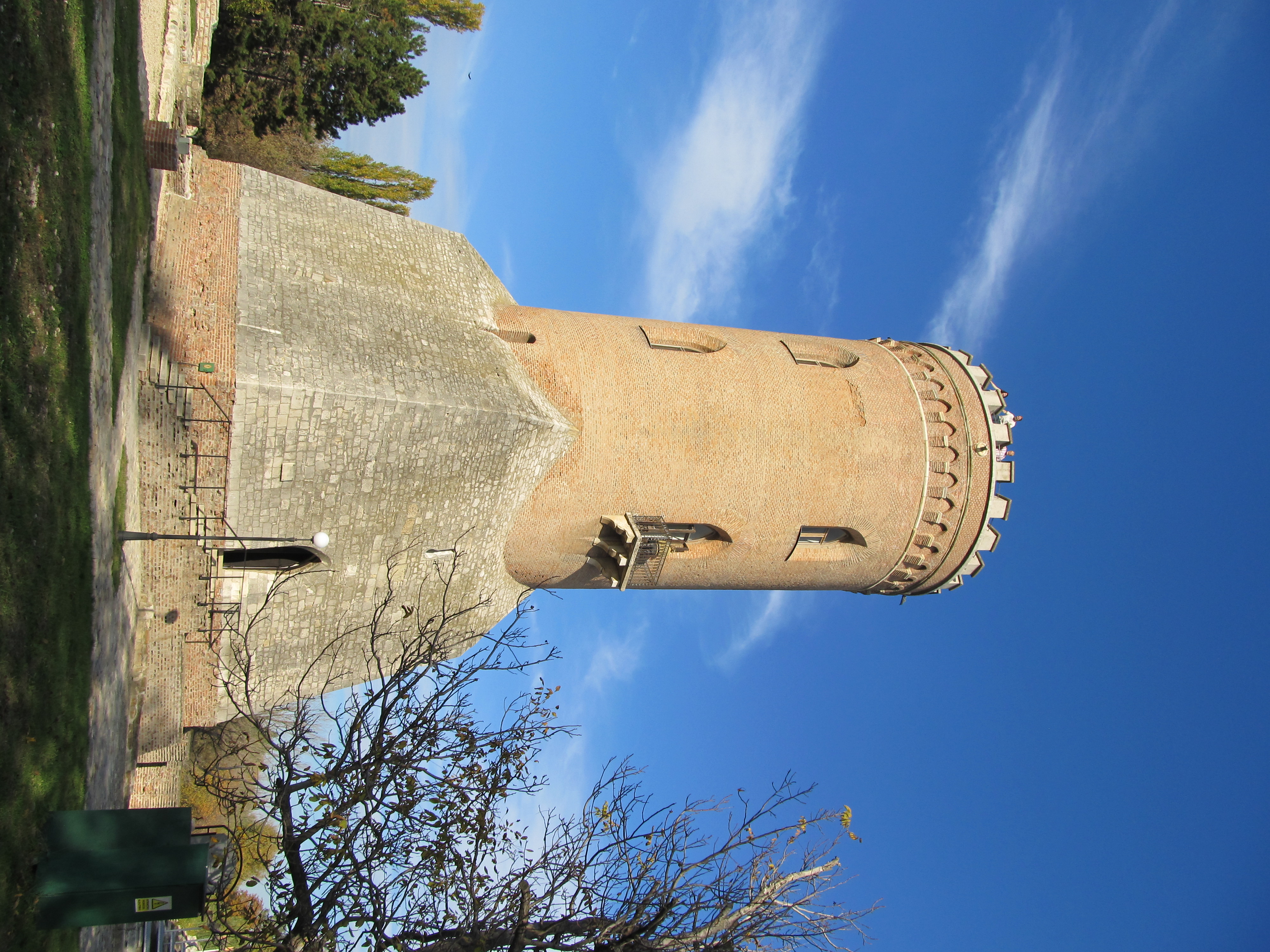 The Chindia Watchtower at Târgoviște — Vlad's observation post, still standing