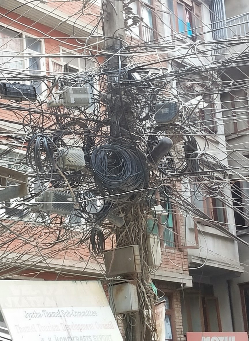Kathmandu's electrical infrastructure — not 
