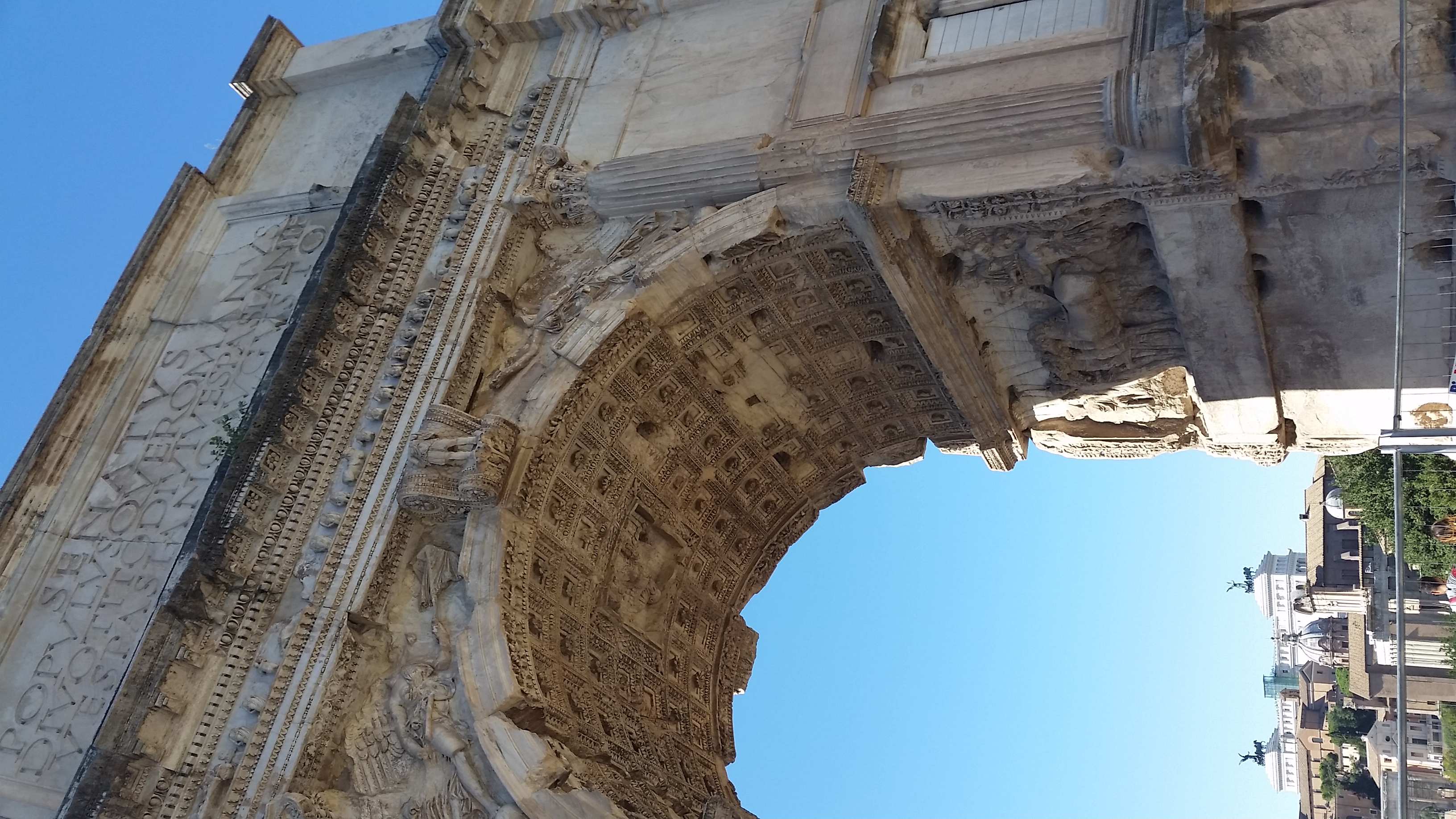 The Arch of Titus in the Roman Forum, Rome