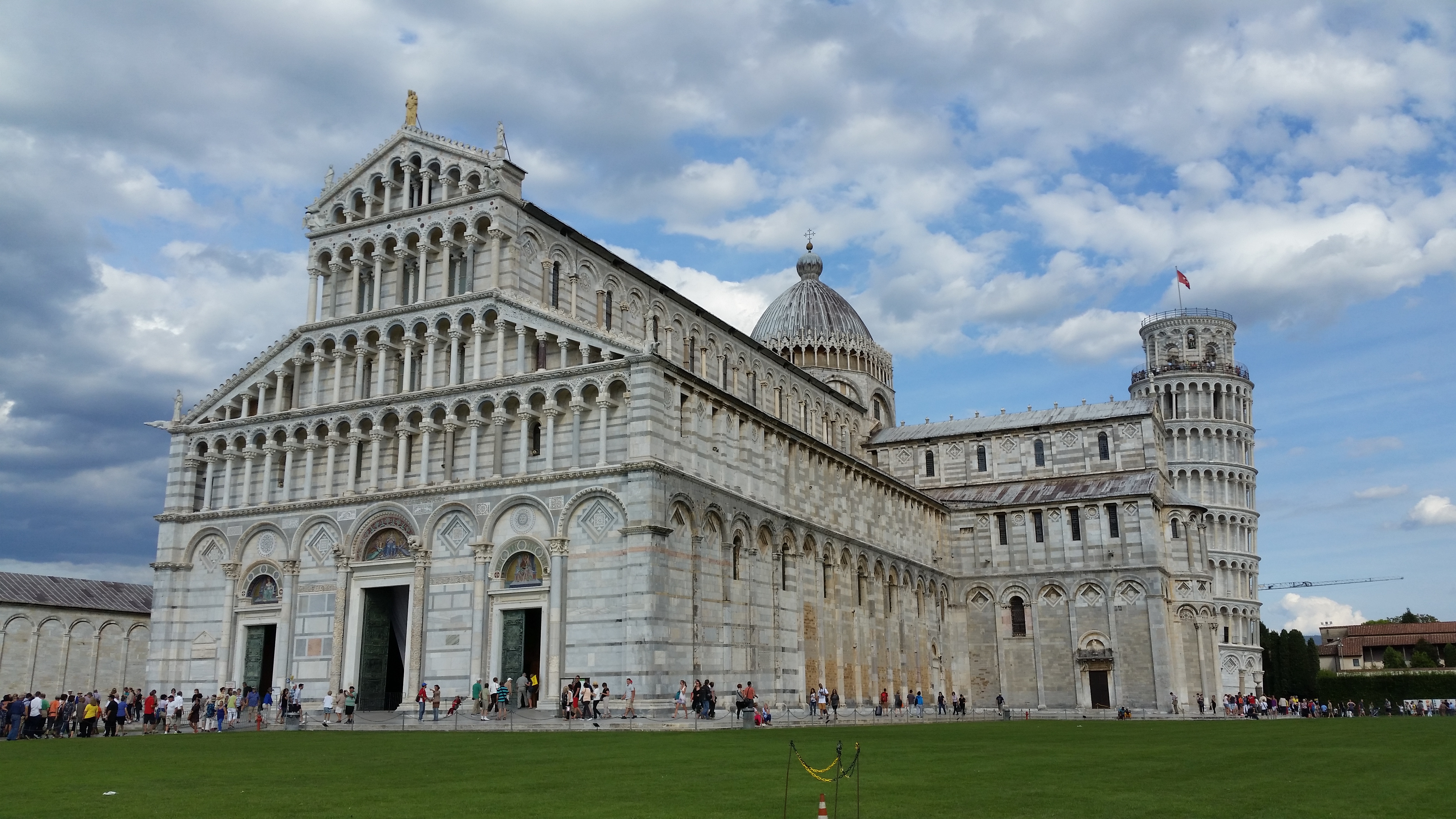 Pisa Cathedral, the Duomo di Santa Maria Assunta, beside the Leaning Tower
