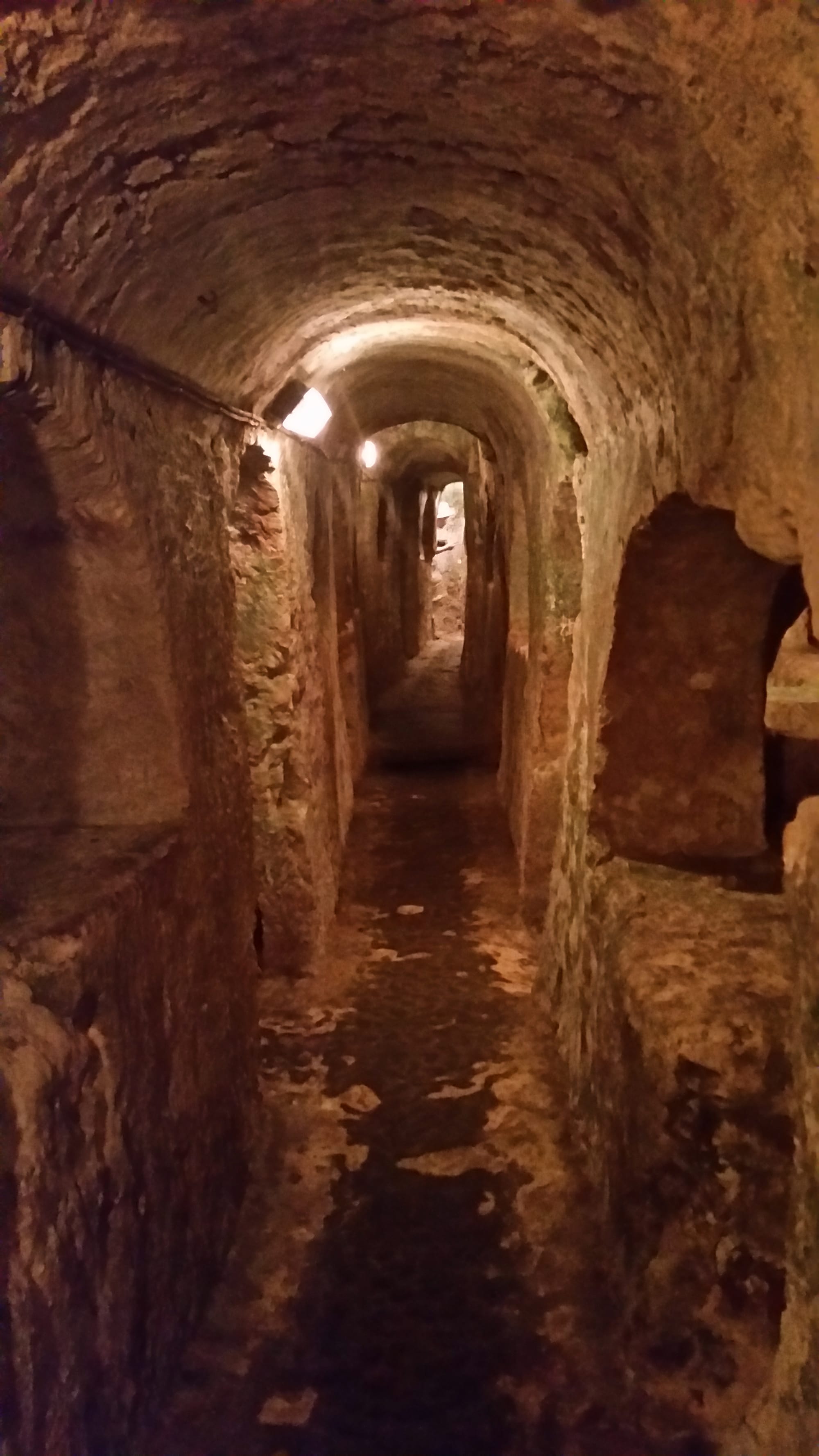Deep passages and burial chambers in St. Paul's Catacombs